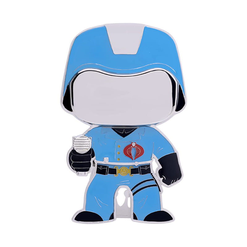 Loungefly POP! Large Enamel Pin GI JOE: Cobra Commander - G.I. Joe Enamel Pins - Cute Collectable Novelty Brooch - for Backpacks & Bags - Gift Idea - Official Merchandise - TV Fans