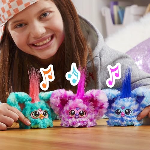 Furby Furblets Hip-Bop Mini Electronic Plush Toy, Pink, ()