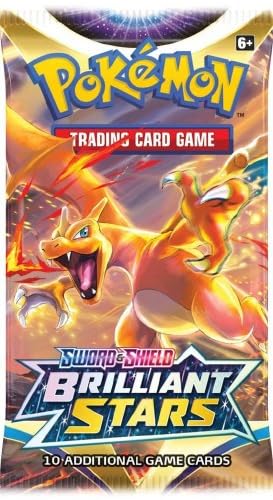 Pokemon TCG: Sword & Shield - Brilliant Stars Booster Pack (10 Cards Per Pack)