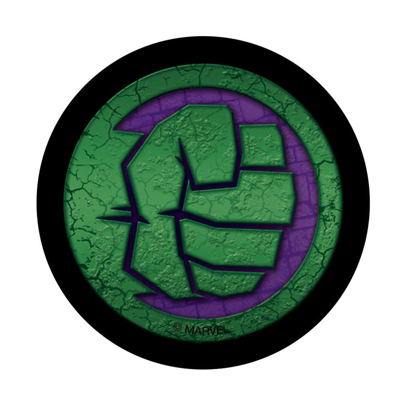 Marvel Hulk Smash Fist Punch Green Purple PopSockets Swappable PopGrip