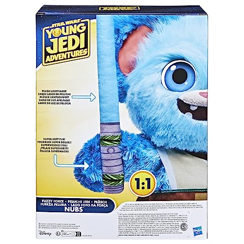 : Young Jedi Adventures Fuzzy Force Nubs, Plush, Toys, Preschool Toys for 3 Year Old Boys & Girls