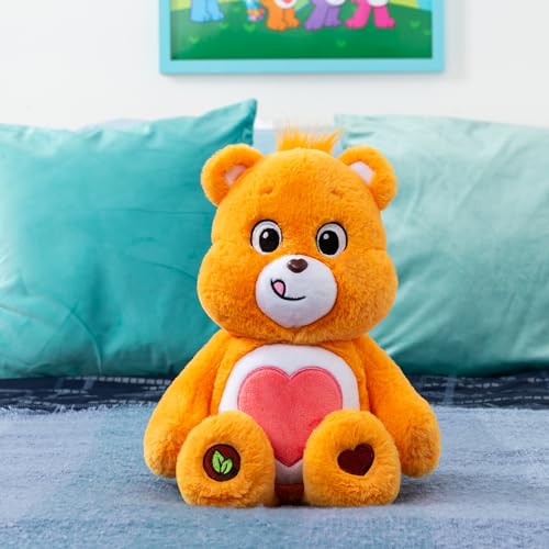 Care Bears | Tenderheart Bear 35cm Medium Plush | Collectable Cute Plush Toy, Cuddly Toys for Children, Soft Toys for Girls Boys, Cute Teddies Suitable for Girls and Boys Ages 4+ | Basic Fun 22088