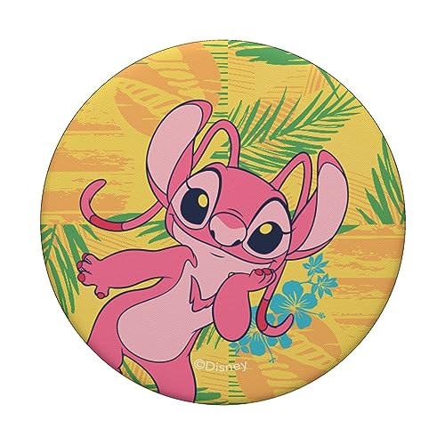 Disney Lilo & Stitch Angel Tropical Hawai’i Beach Vibes PopSockets Swappable PopGrip