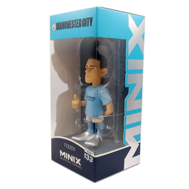 MINIX Bandai Manchester City Phil Foden Model | Collectable Phil Foden Figure | Bandai Football Toys Range | Collect Your Favourite Football Figures And Teams