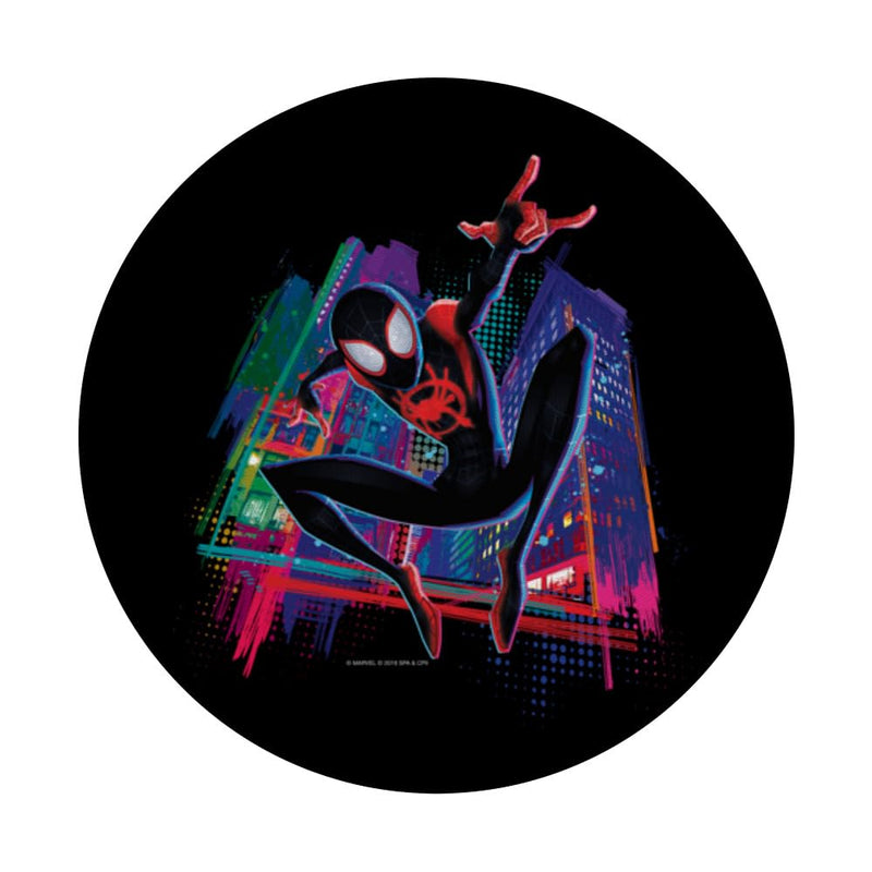 Marvel Spider-Man Miles Morales Graffiti City PopSockets Swappable PopGrip