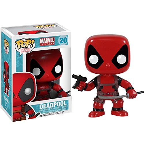 Funko Marvel POP! Vinyl Deadpool With Gun and Sword - Collectable Vinyl Figure - Gift Idea - Official Merchandise - Toys for Kids & Adults - Comic Books Fans - Model Figure for Collectors and Display