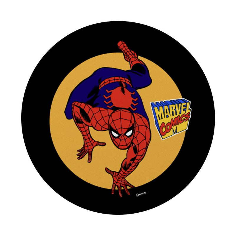 Marvel Comics Super Heroes Amazing Spider-Man Retro Logo PopSockets Swappable PopGrip