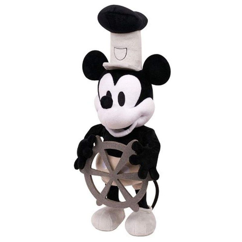 Disney Steamboat Willie Mickey Mouse Dancing Plush 16 inches - Special Edition 90 Years Magic