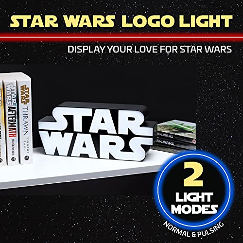 Paladone Star Wars Logo Light, Wall Mountable and Freestanding, Officially Licensed Merchandise