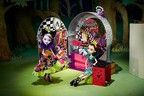 Ever After High Way Too Wonderland High and Raven Queen Playset