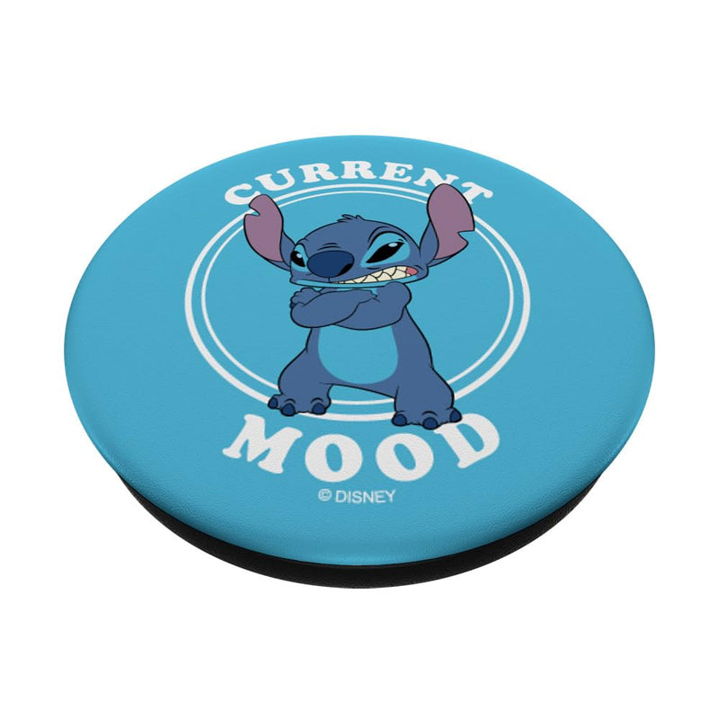 Disney Lilo and Stitch Angry Stitch Current Mood Teal PopSockets Swappable PopGrip