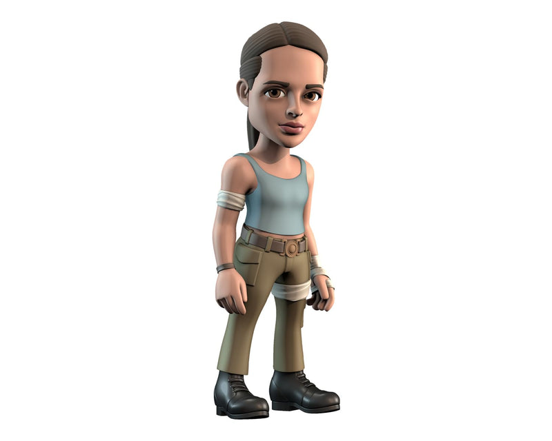 MINIX Bandai Alicia Vikander Lara Croft Model | Collectable Lara Croft Tomb Raider Figure From The Tomb Raider Film | Bandai Film Toys Range | Tomb Raider Movie Merchandise