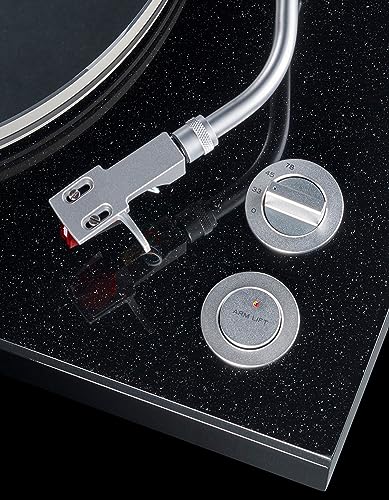 TEAC TN-5BB-M Belt Drive Turntable with balanced output, SAEC Tonearm, Acrylic Platter, Black