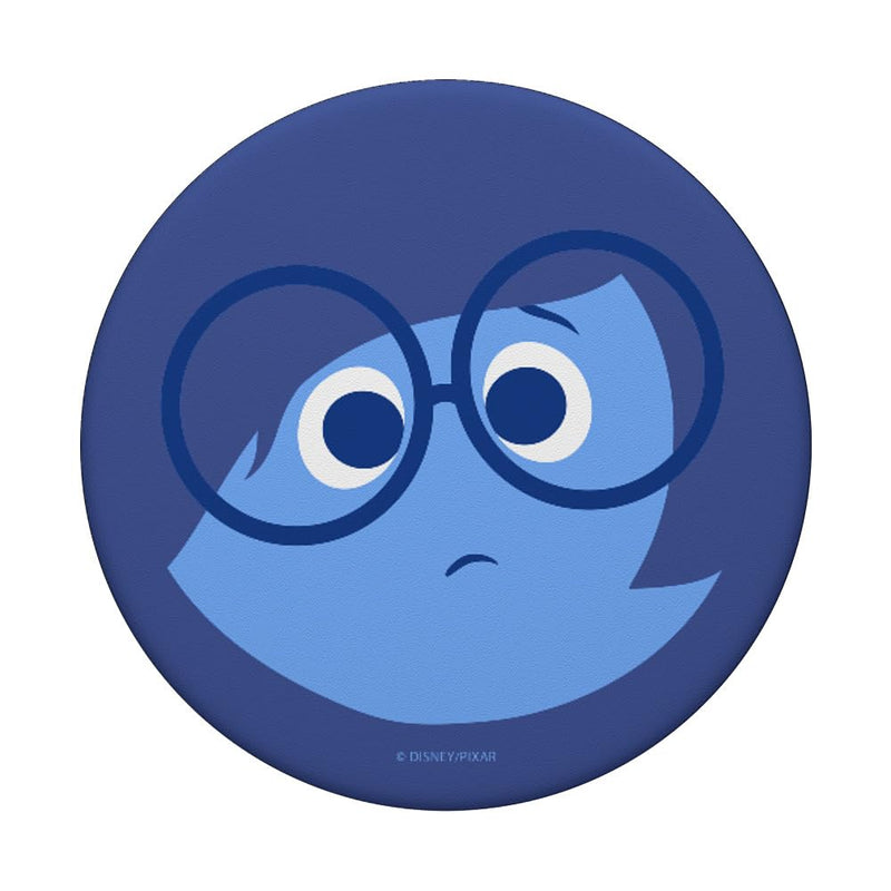 Disney Pixar Inside Out Sadness Big Face PopSockets Swappable PopGrip