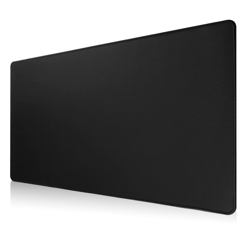 Game Mouse Pad Keyboard Pad for Computer Laptop Waterproof Mat Desk Pad with Anti-slip Rubber Base Large Rectangle Mouse Mat-Black 800x300x2MM