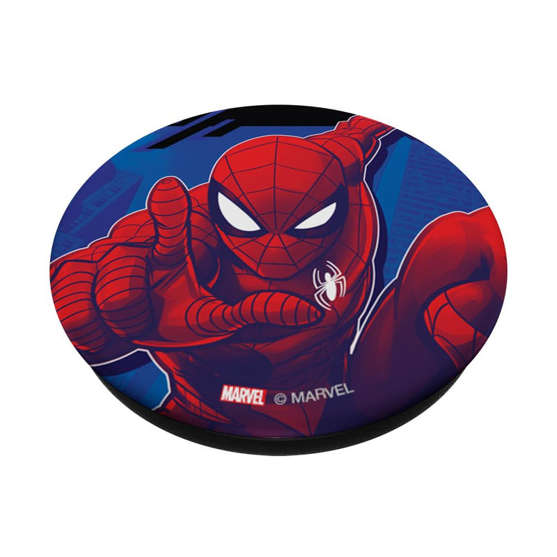 Marvel Spider-Man Leaping into Action All-Red PopSockets Swappable PopGrip