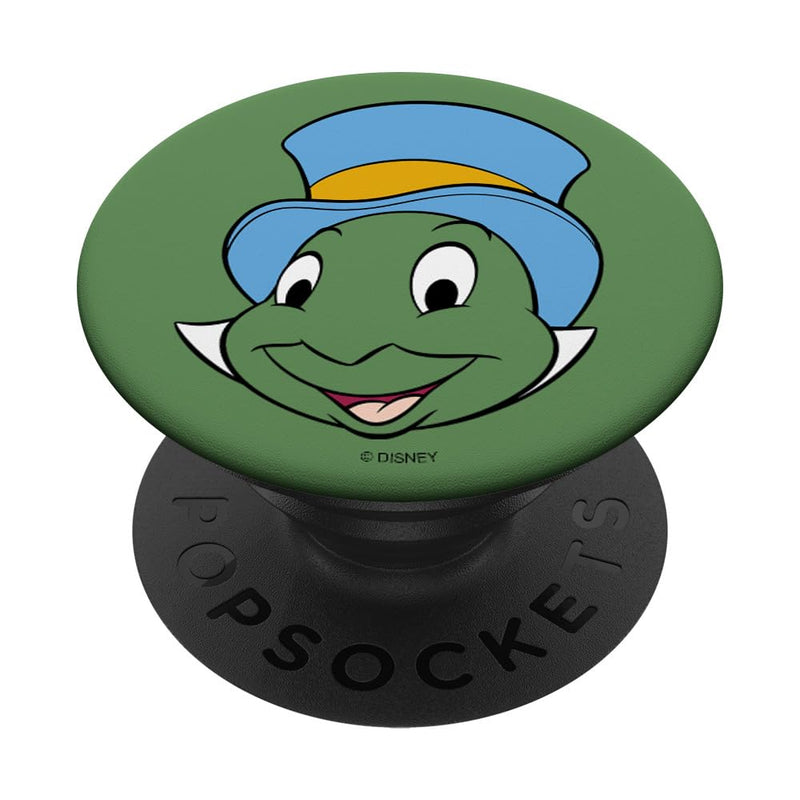 Disney Pinocchio Jiminy Cricket Green Big Face PopSockets Swappable PopGrip