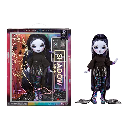 Rainbow High Shadow High - REINA GLITCH CROWNE - Purple Fashion Doll With Fashionable Outfit And 10+ Colourful Play Accessories - Great Kids And Collectors Ages 4+