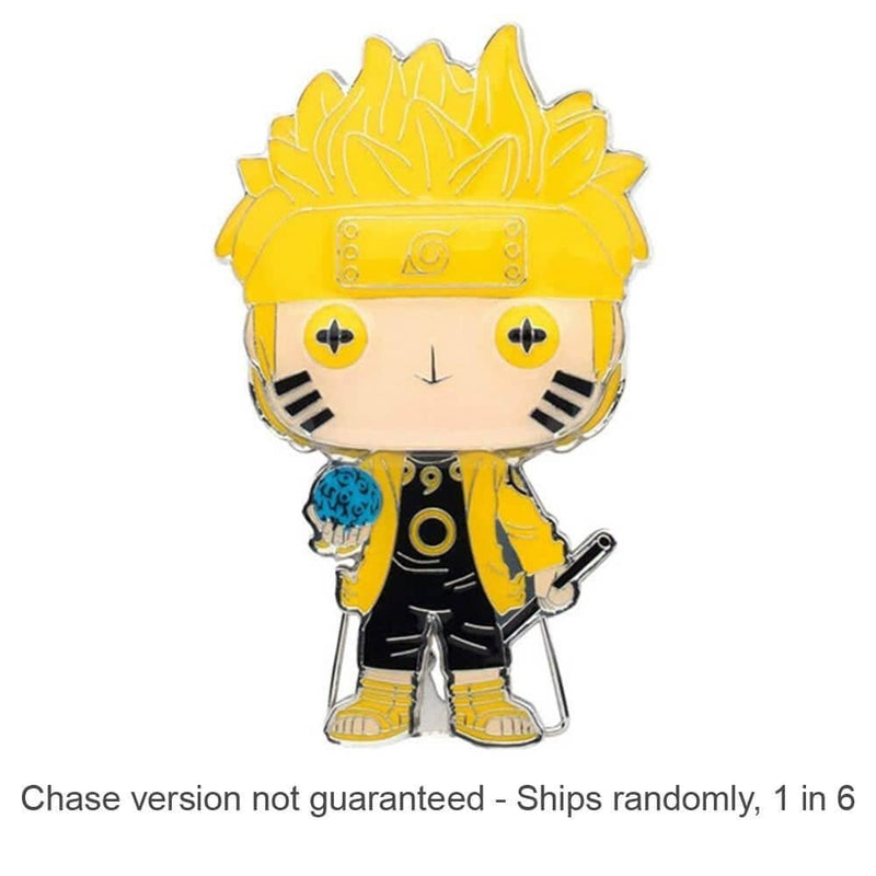 Funko Loungefly POP! Enamel Pins: Naruto Uzumaki Six Path - (Chase) - 1 In 12 Chance You May Find the Chase - Cute Collectable Novelty Brooch - for Backpacks & Bags - Gift Idea - Official Merchandise