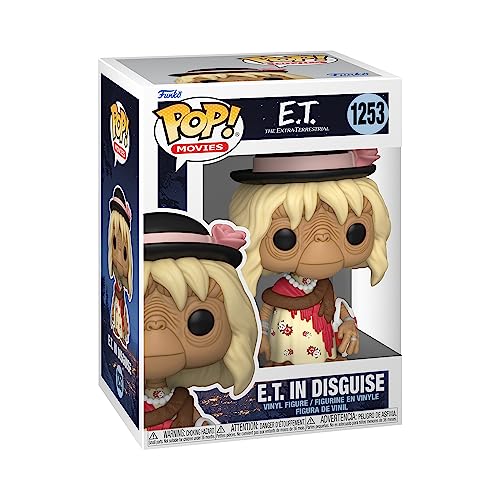 Funko POP! Movies: E.T. 40th - E.T. In Disguise - E.T. the Extra Terrestrial - Collectable Vinyl Figure - Gift Idea - Official Merchandise - Toys for Kids & Adults - Movies Fans