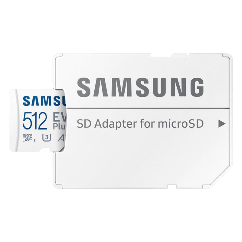 Samsung Evo Plus microSD SDXC U3 Class 10 A2 Memory Card 130MB/s with SD Adapter 2021 (512GB)