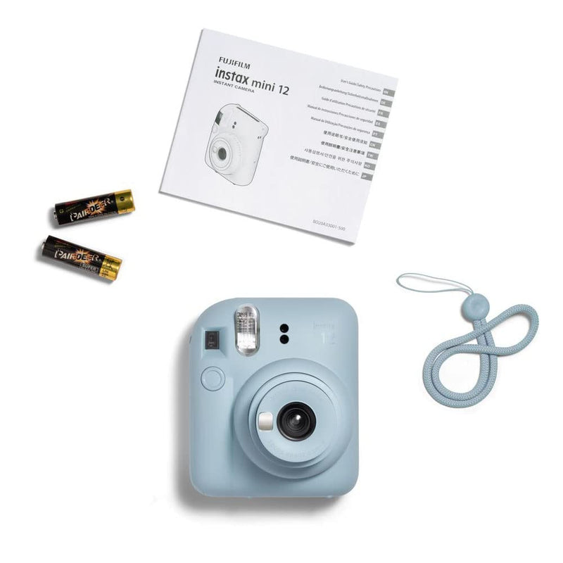 Fujifilm Instax Mini 12 Instant Camera with 40 Shot Film Pack - Pastel Blue