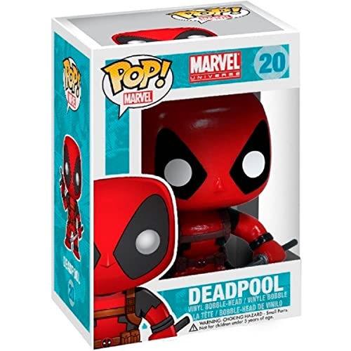 Funko Marvel POP! Vinyl Deadpool With Gun and Sword - Collectable Vinyl Figure - Gift Idea - Official Merchandise - Toys for Kids & Adults - Comic Books Fans - Model Figure for Collectors and Display