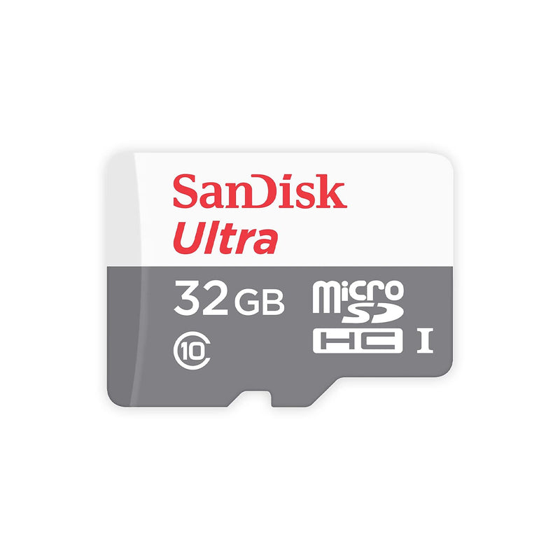 SanDisk Ultra 32 GB microSDHC Class 10 Memory Card up to 48 Mb/s - White/Grey