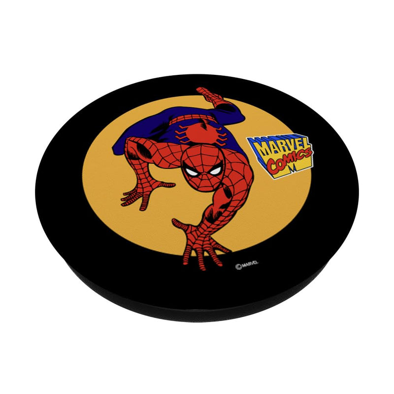 Marvel Comics Super Heroes Amazing Spider-Man Retro Logo PopSockets Swappable PopGrip