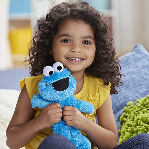 Sesame Street Little Laughs Tickle Me Cookie Monster, Talking, Laughing 10-Inch Plush Toy for Toddlers, Kids 12 Months and Up