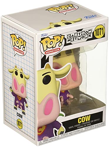 Funko POP! Animation: Cow & Chicken - Super Cow - Collectable Vinyl Figure For Display - Gift Idea - Official Merchandise - Toys For Kids & Adults - Cartoons Fans - Model Figure For Collectors