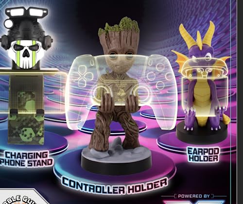 Cable Guys - Toddler Groot Gaming Accessories Holder & Phone Holder for Most Gaming Controller (Xbox, Play Station, Nintendo Switch) & Phone