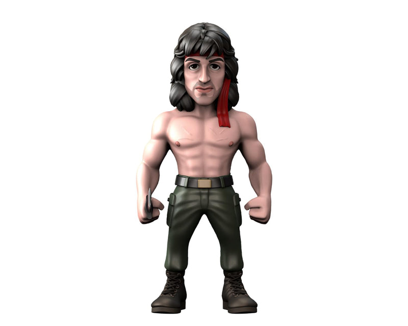 Bandai Minix Rambo with Bandana Model | Collectable Rambo Figure From the Rambo Films | Bandai Minix Rambo Toys Range | Collect Your Favourite Rambo Figures From The Movies | Rambo Movie Merchandise