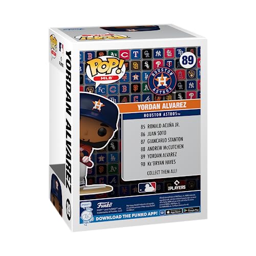 Funko POP! MLB: Astros - Yordan Alvarez - Collectable Vinyl Figure - Gift Idea - Official Merchandise - Toys for Kids & Adults - Sports Fans - Model Figure for Collectors and Display