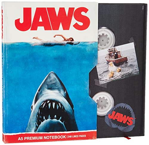 Pyramid International Jaws Notebook with Retro VHS Design Cover in Presentation Gift Box - Official Merchandise,,a5