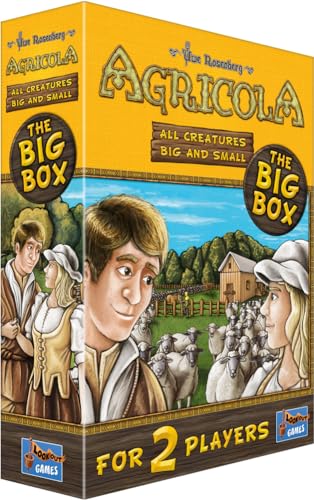 Lookout Spiele | Agricola- All Creatures Big and Small (The Big Box) | Board Game | Ages 13+ | 2 Players | 30 Minute Playing Time