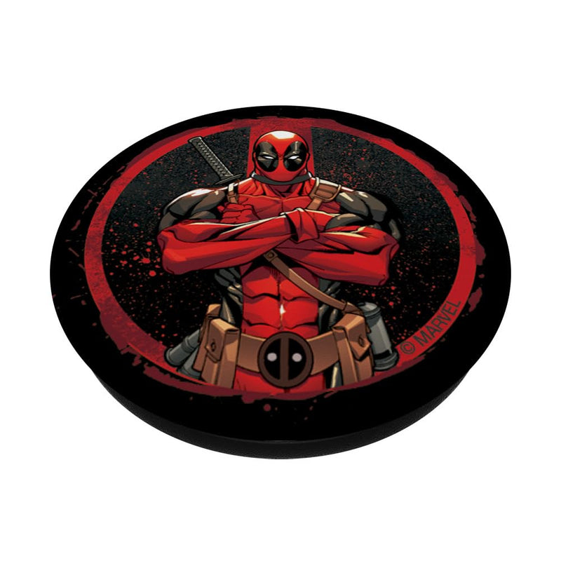 Marvel Deadpool Wade Wilson Icon PopSockets Swappable PopGrip