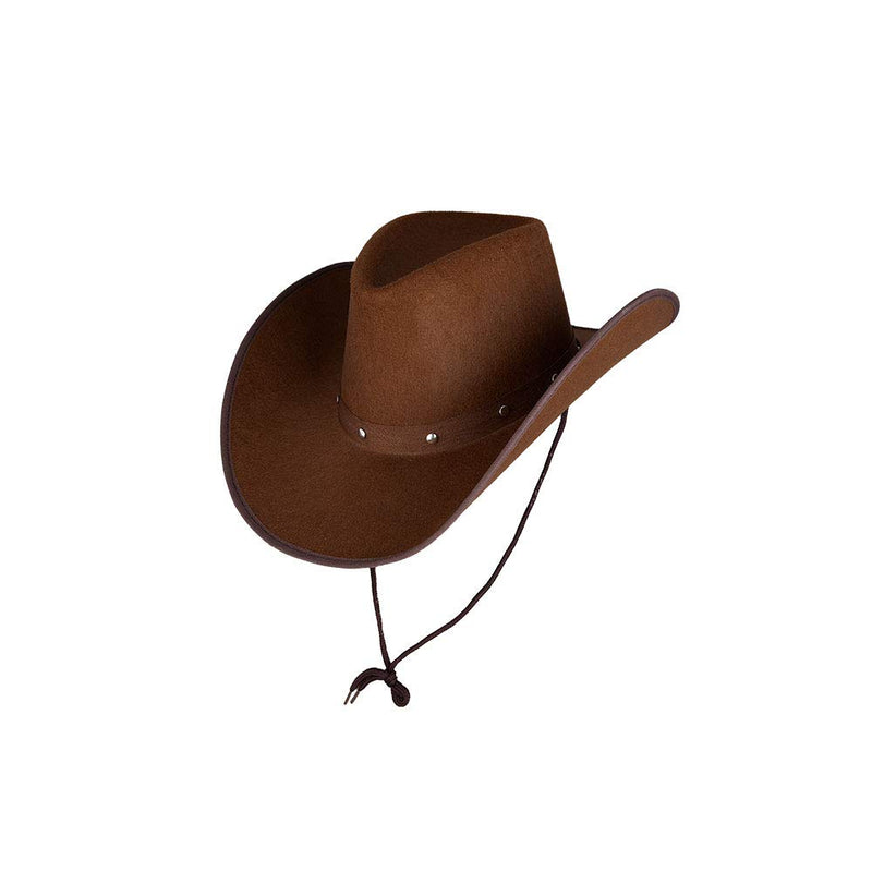 Wicked Costumes Adult Texan Cowboy Hat Dark Brown Fancy Dress Party Accessory