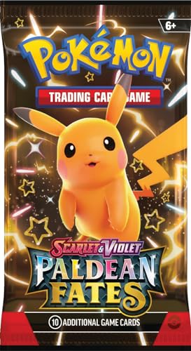 Pokémon TCG: Scarlet & Violet—Paldean Fates Tin – Shiny Charizard ex (1 Foil Promo Card & 4 Booster Packs)