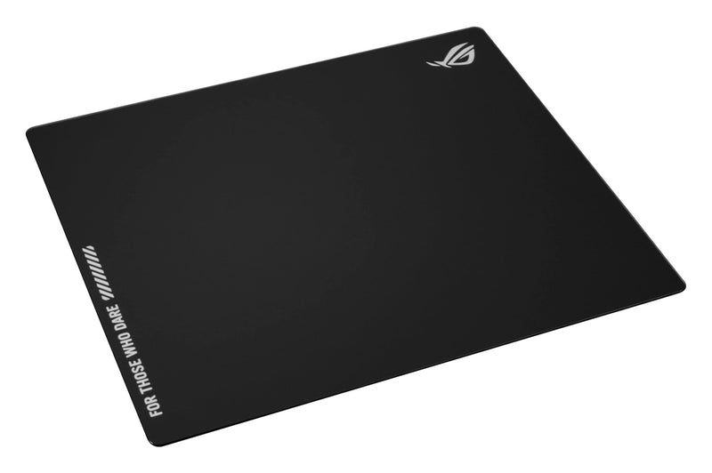 ASUS ROG NH04 ROG Moonstone ACE Gaming Mousepad, 19.69 x 15.75 x 0.16 in, Large Size, Ultra-Smooth Surface, Tempered Glass, Esports & FPS Gaming, Black