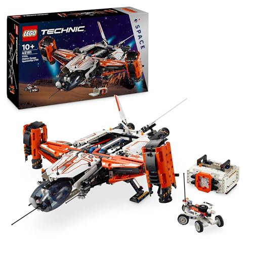 LEGO Technic VTOL Heavy Cargo Spaceship LT81 Set, Space Plane Toy for 10 Plus Year Old Boys, Girls and Kids, Vehicle Building Playset for Imaginative Play, Birthday Gift Idea 42181