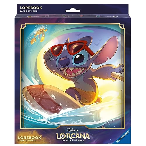 Ravensburger Disney Lorcana TCG Trading Cards for Adults and Kids Age 8 Years Up - Card Portfolio Stitch