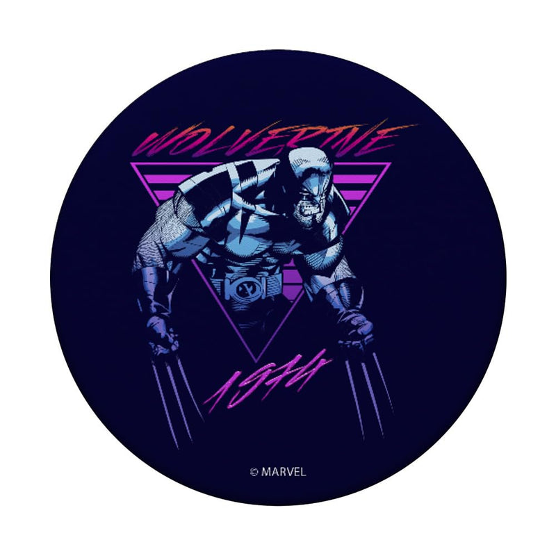 Marvel X-Men Neon Wolverine 1974 PopSockets Swappable PopGrip