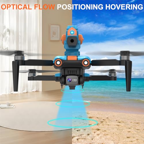 OBEST BB Bullet Drone with Camera Adjustable 1080P, Brushless RC Foldable,Optical Flow Localization, One Click Takeoff/Landing, Headless Mode, Mini Drone for Kids Beginner