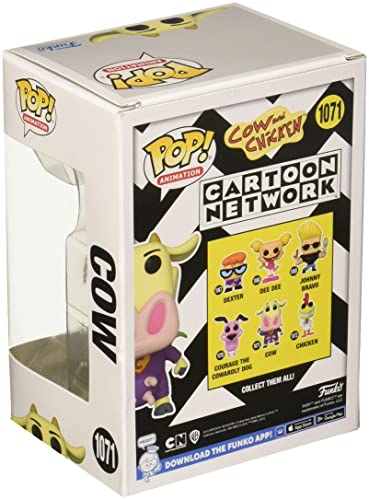 Funko POP! Animation: Cow & Chicken - Super Cow - Collectable Vinyl Figure For Display - Gift Idea - Official Merchandise - Toys For Kids & Adults - Cartoons Fans - Model Figure For Collectors