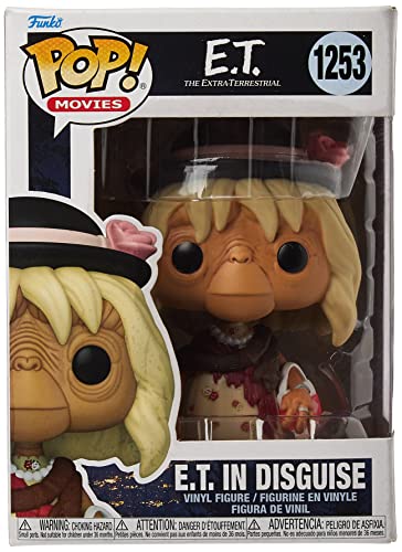 Funko POP! Movies: E.T. 40th - E.T. In Disguise - E.T. the Extra Terrestrial - Collectable Vinyl Figure - Gift Idea - Official Merchandise - Toys for Kids & Adults - Movies Fans