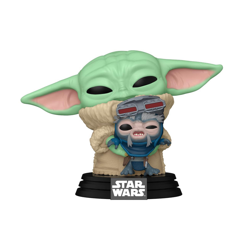 Funko POP! Star Wars: The Mandalorian - Grogu with Anzellan Droid Smith - Amazon Exclusive - Collectable Vinyl Figure - Gift Idea - Official Merchandise - Toys for Kids & Adults - TV Fans