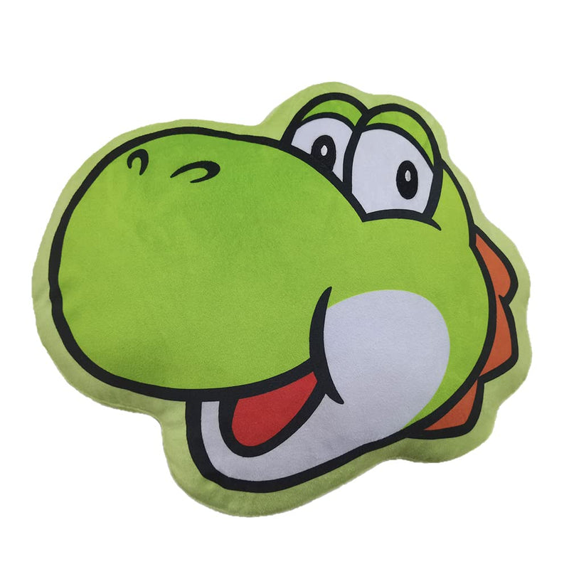 Nemesis Now Super Mario Yoshi Cushion 40cm, Green, Polyester, Super Mario Bros Giftware, Soft to Touch Yoshi Cushion, Perfect for Any Gaming Room, Officially Licensed Super Mario Merchandise