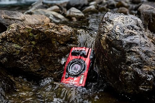 OM System Tough TG-7 Digital Camera - Red (Successor Olympus TG-6)