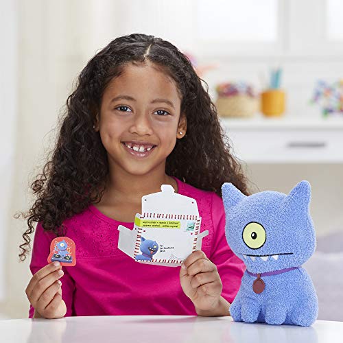 Hasbro Sincerely Uglydolls Party On Ugly Dog Stuffed Plush Toy, Inspired by The Uglydolls Movie, 8" Tall